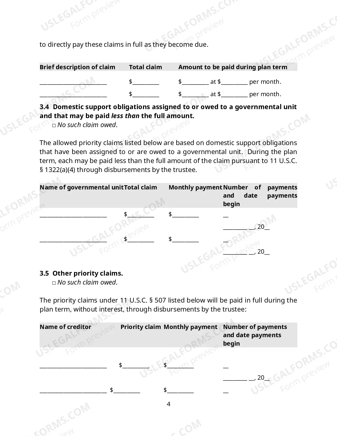 Preview New Ch 12 & 13 Single Debtor Plan Effective Dec 1, 2017 (Word) (Select View, Edit Document)