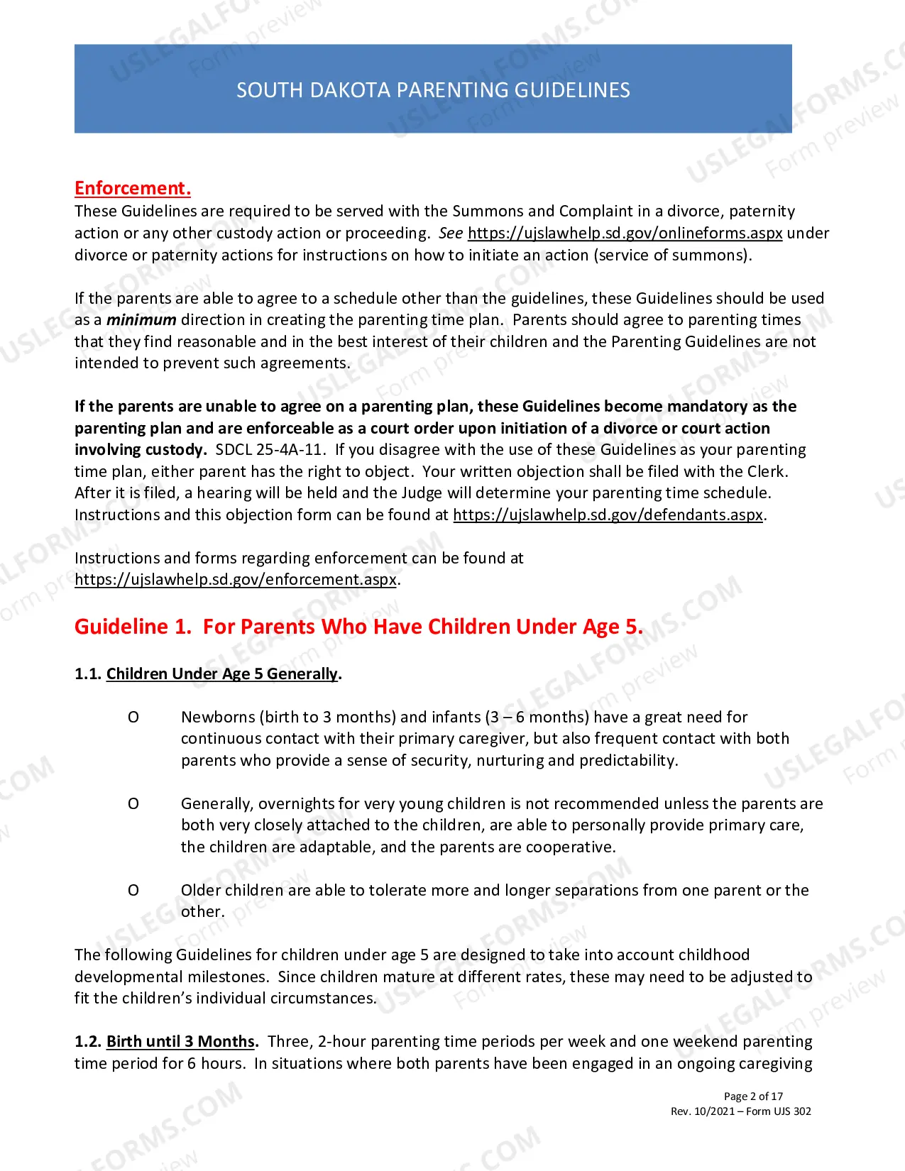 Preview Parenting Guidelines