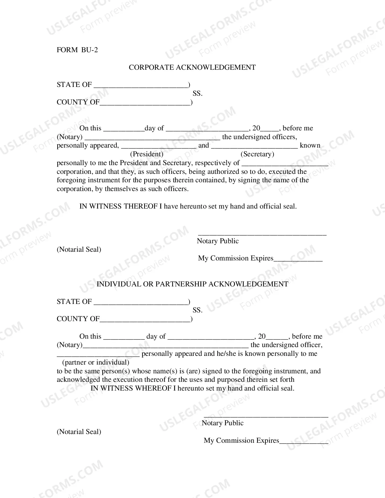 Preview Uniform Consent to Service of Process (BU-2)