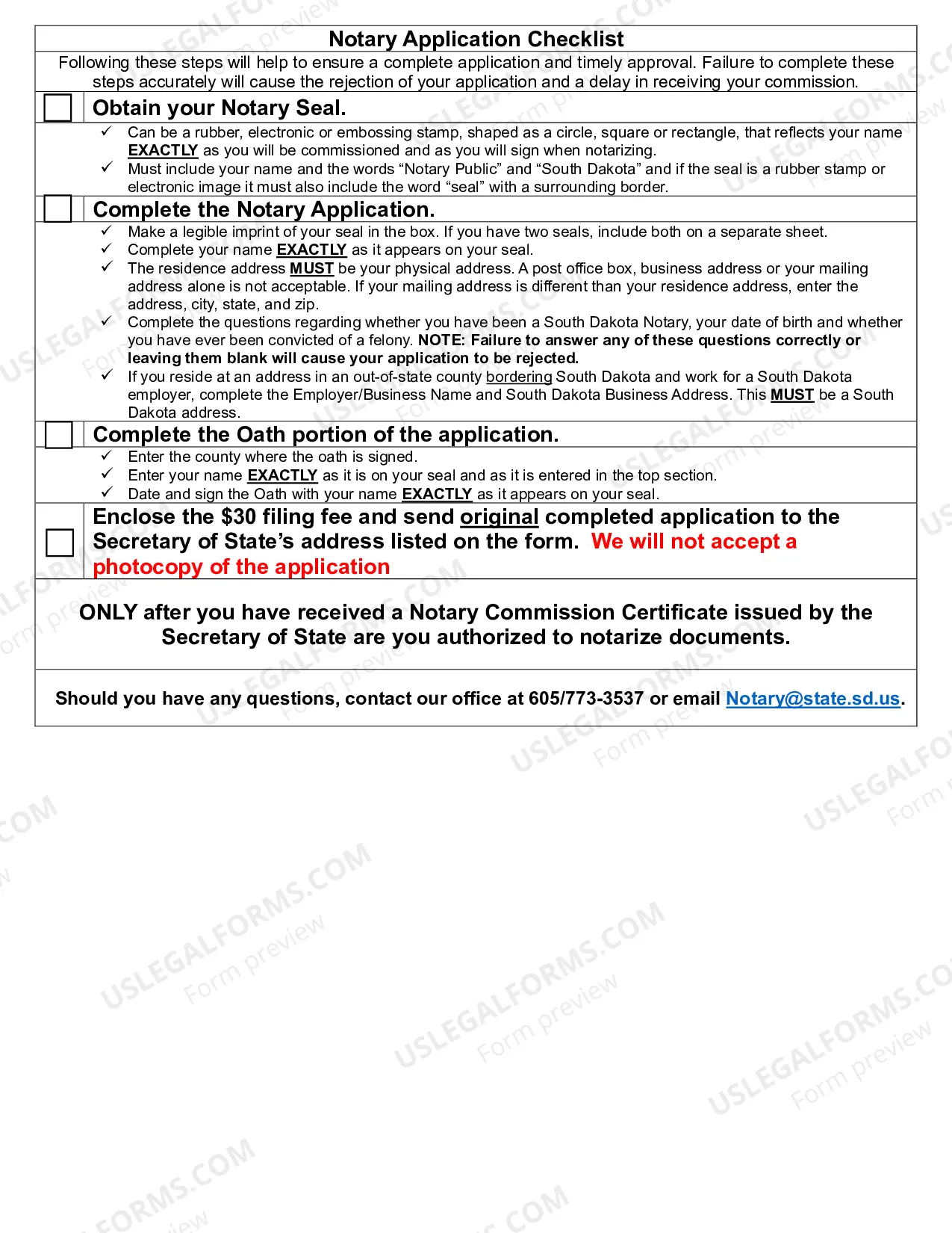 Preview Notary Public Application Oath And Bond