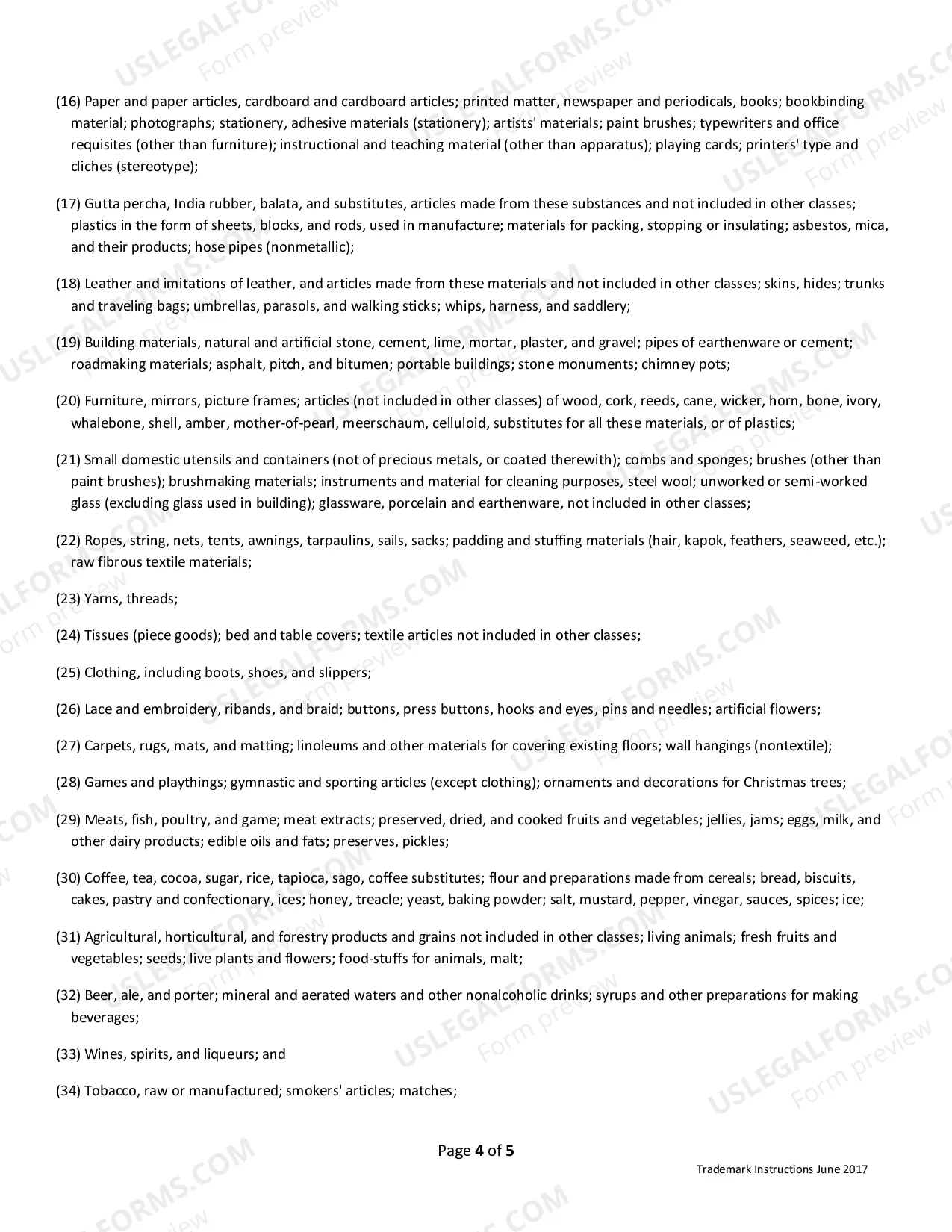 Preview Application for New Trademark
