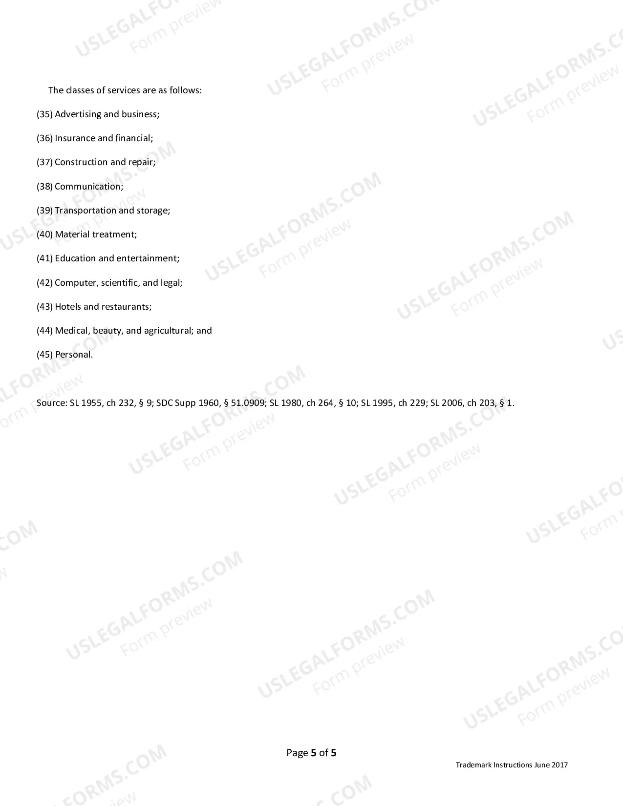 Preview Application for New Trademark