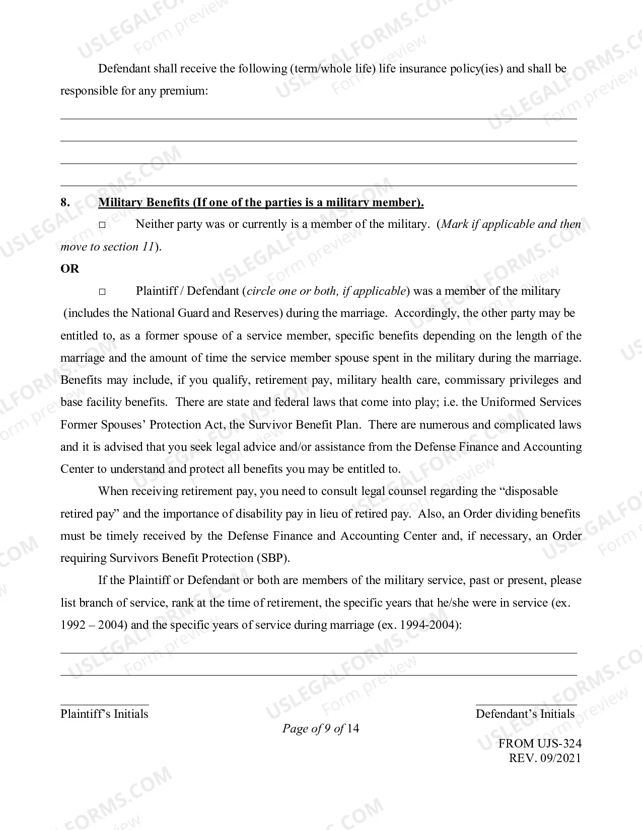 Preview Instructions and Form for Stipulation and Settlement Agreement without Minor Children