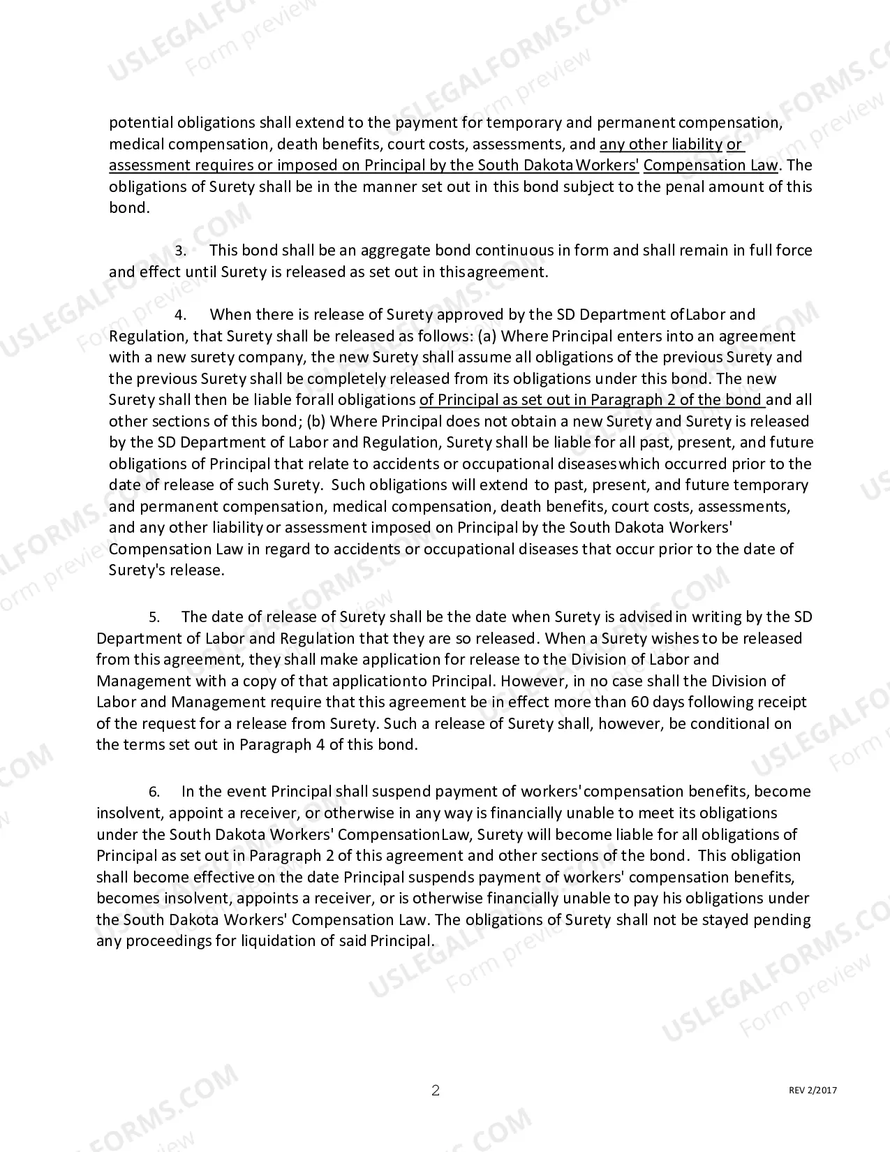 Preview Self-Insurance Aggregate Surety Bond Form