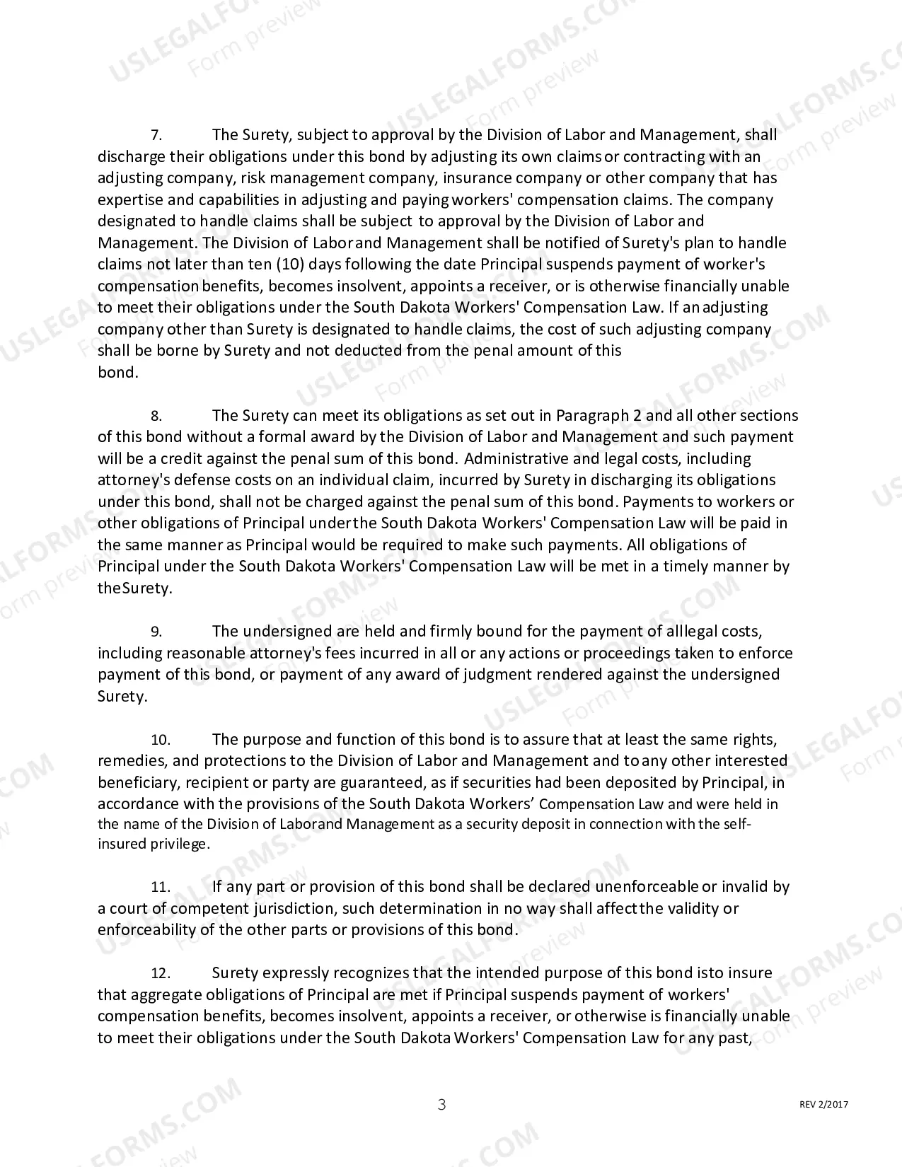 Preview Self-Insurance Aggregate Surety Bond Form