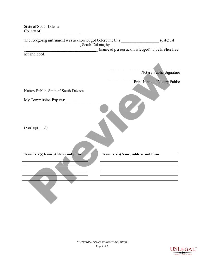 Preview Transfer on Death Deed or TOD - Beneficiary Deed for Individual to Married Beneficiaries
