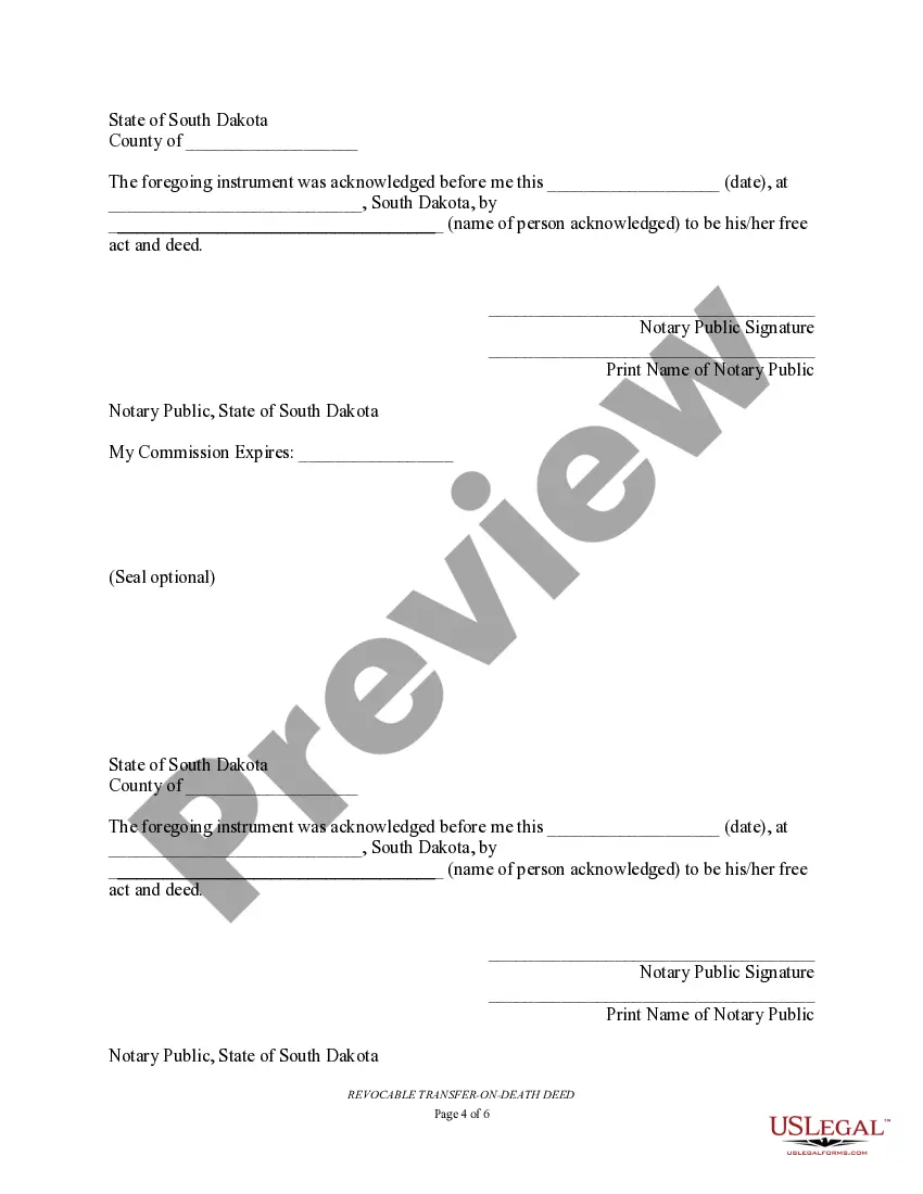 Preview Transfer on Death Deed or TOD - Beneficiary Deed for Two Individuals to Married Beneficiaries