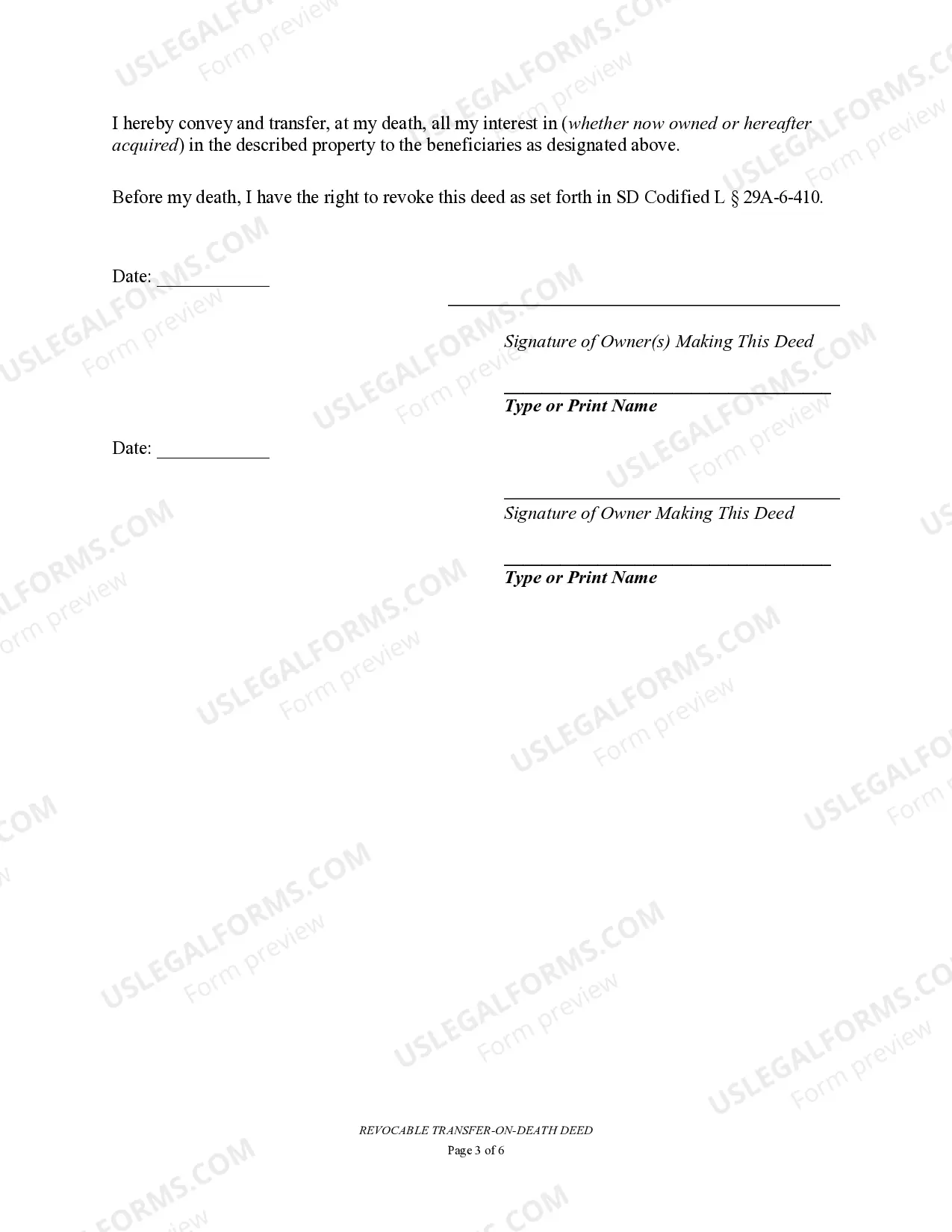 Preview Transfer on Death Deed or TOD - Beneficiary Deed for Two Married Individuals to a Trust