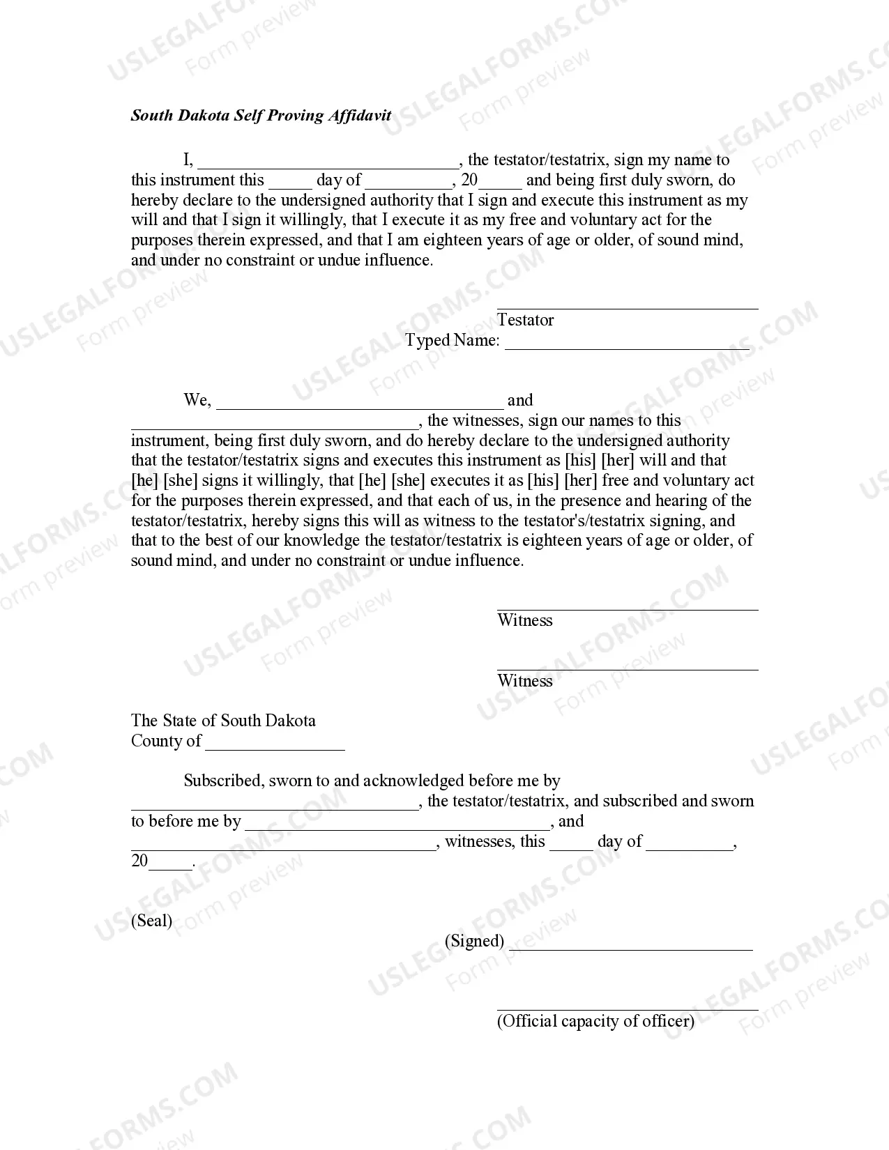 Preview Codicil to Will Form for Amending Your Will - Will Changes or Amendments