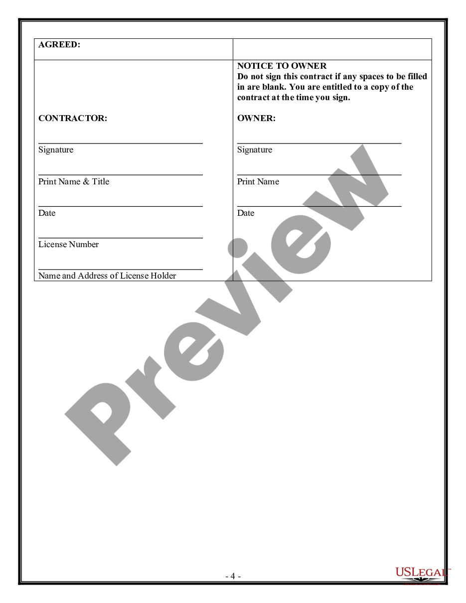page 3 Fencing Contract for Contractor preview