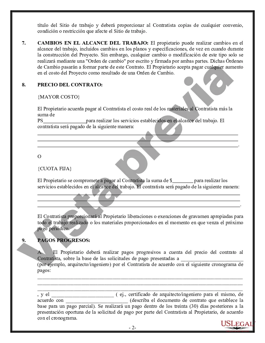 Preview Contrato Comercial para Contratista