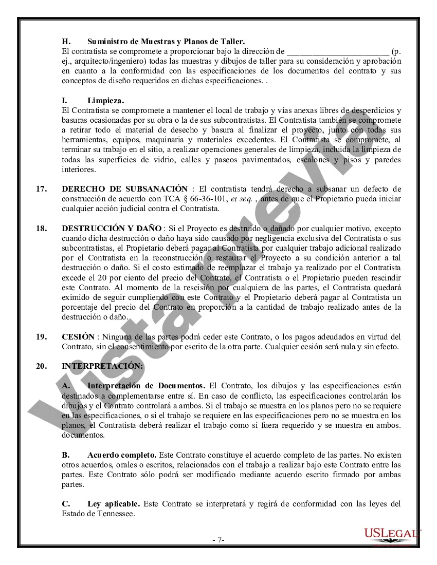 Preview Contrato Comercial para Contratista