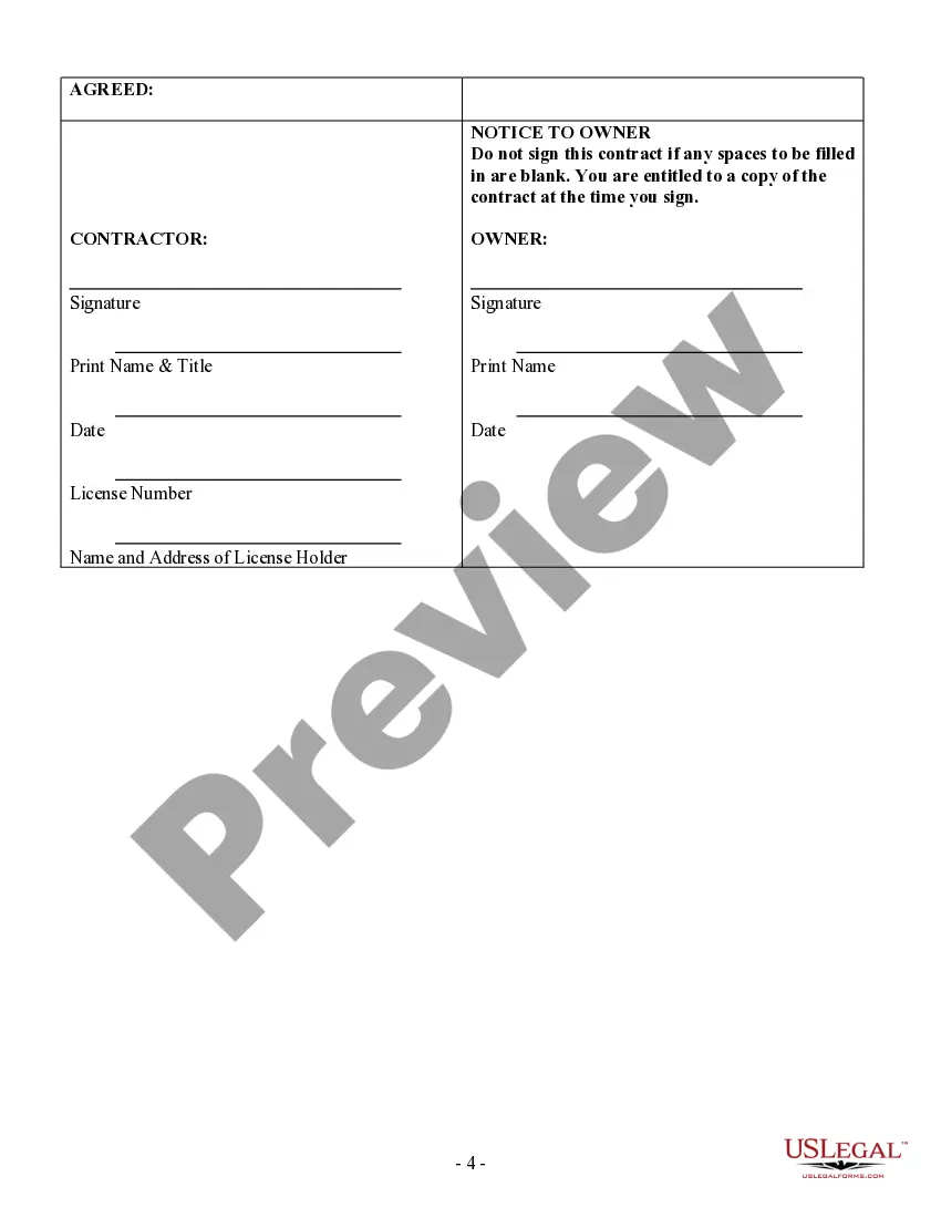 Get Site Work Contract for Contractor Preview Site Work Contract for Contractor