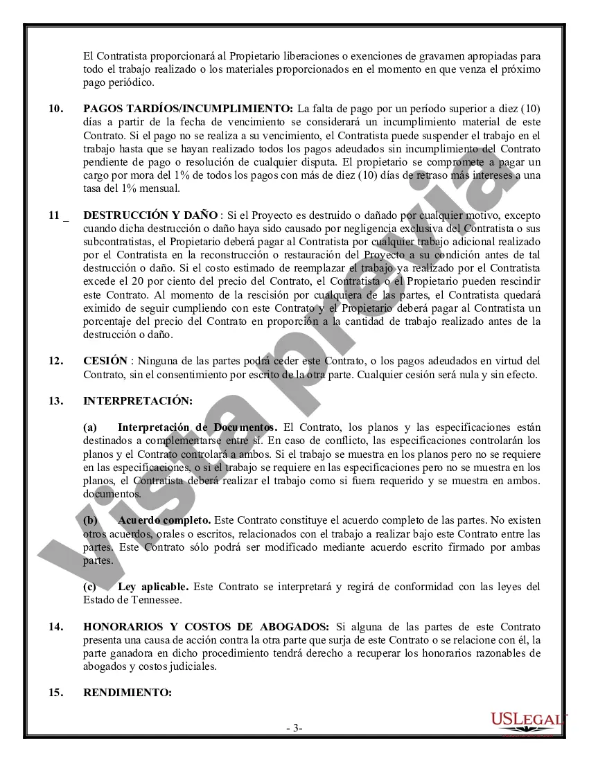 Preview Contrato de albañil para contratista