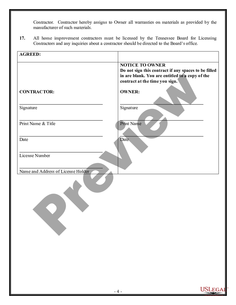 page 3 Brick Mason Contract for Contractor preview