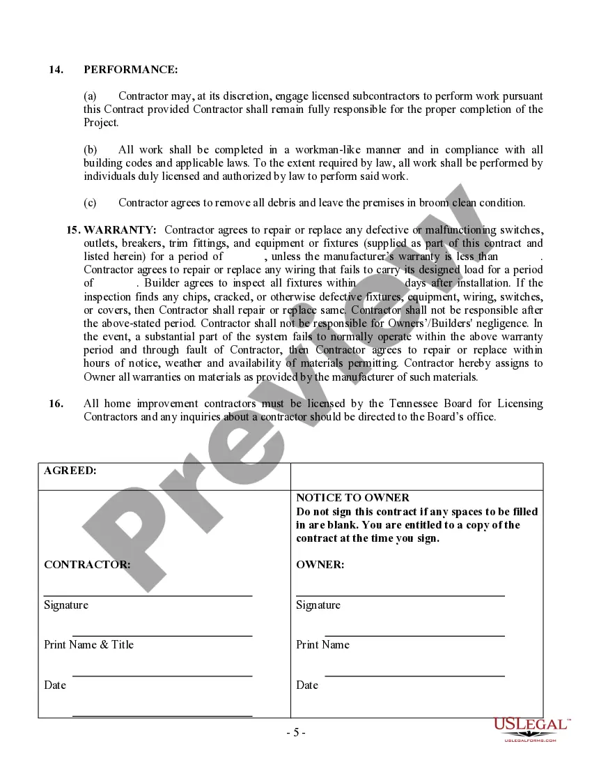 Get Electrical Contract for Contractor Preview Electrical Contract for Contractor