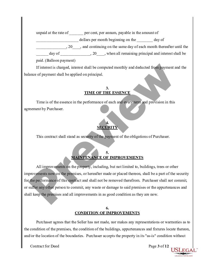 tennessee-agreement-or-contract-for-deed-for-sale-and-purchase-of-real