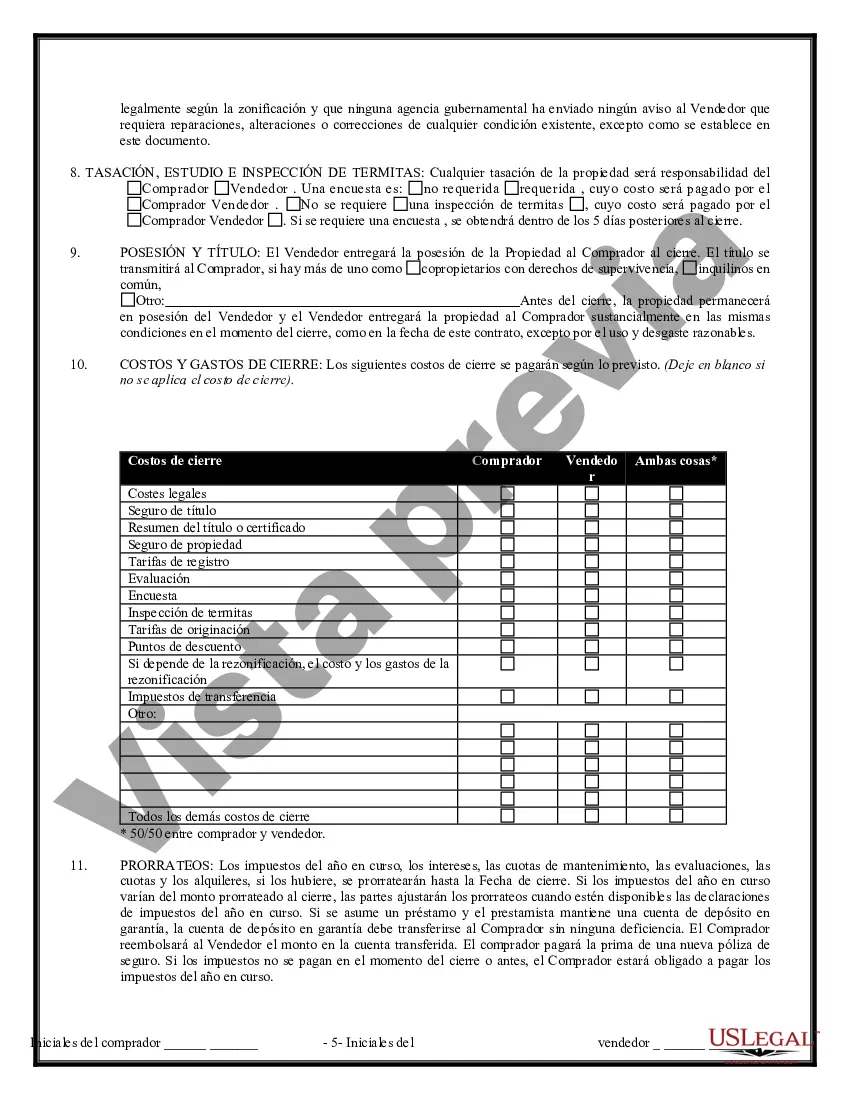 Preview Contrato de Compraventa de Bienes Inmuebles sin Corredor para Acuerdo de Venta de Casa Residencial