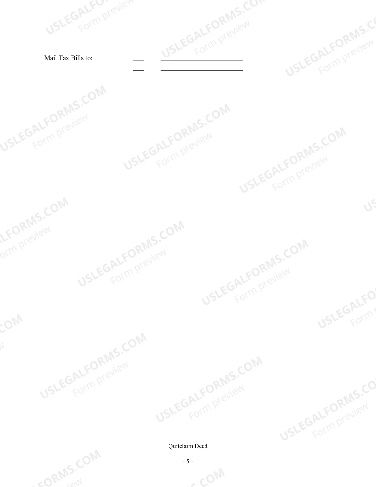 Preview Quitclaim Deed - Limited Liability Company to Husband and Wife