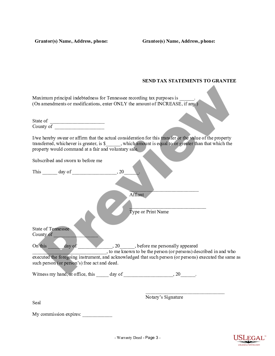 page 2 Warranty Deed from two Individuals to Husband and Wife preview