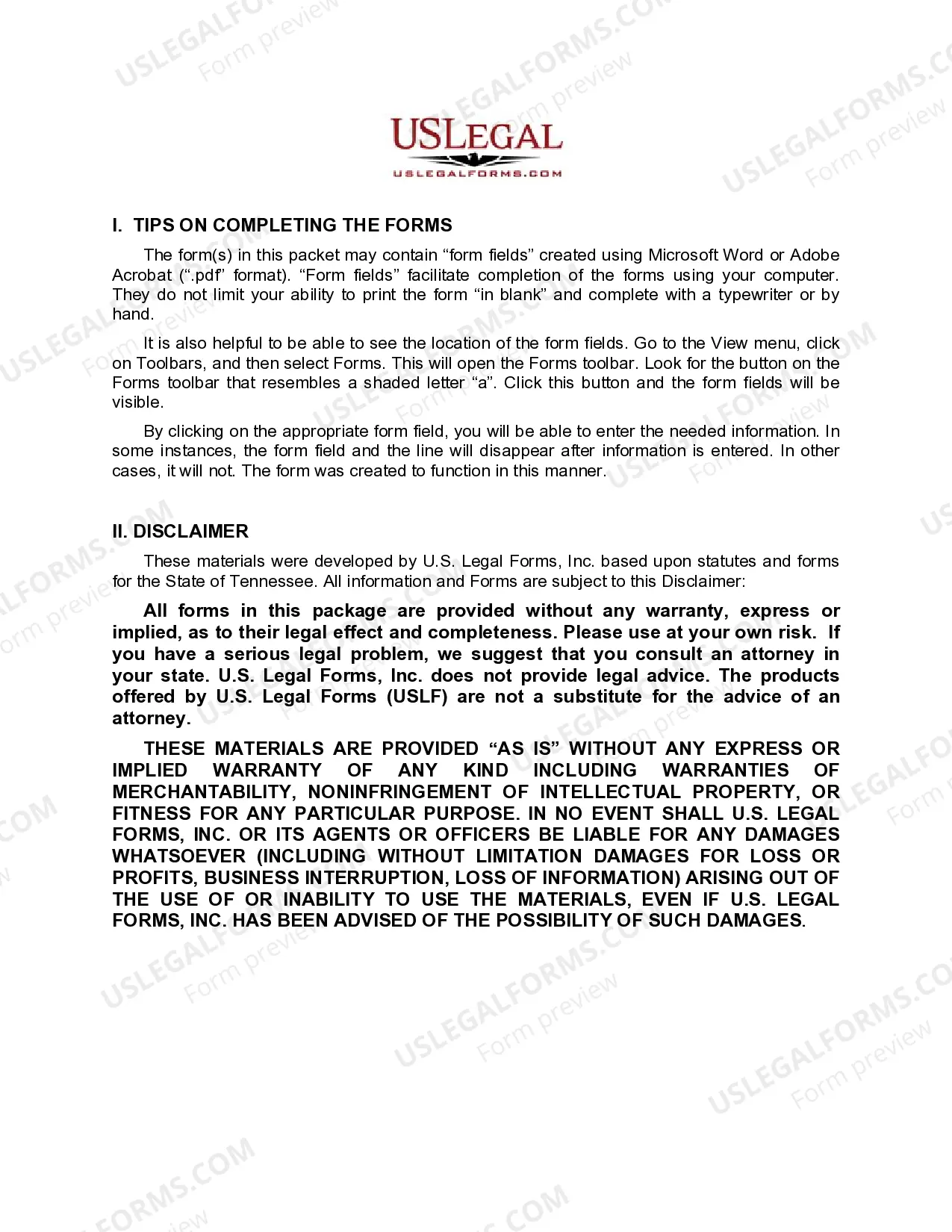 Preview Quitclaim Deed