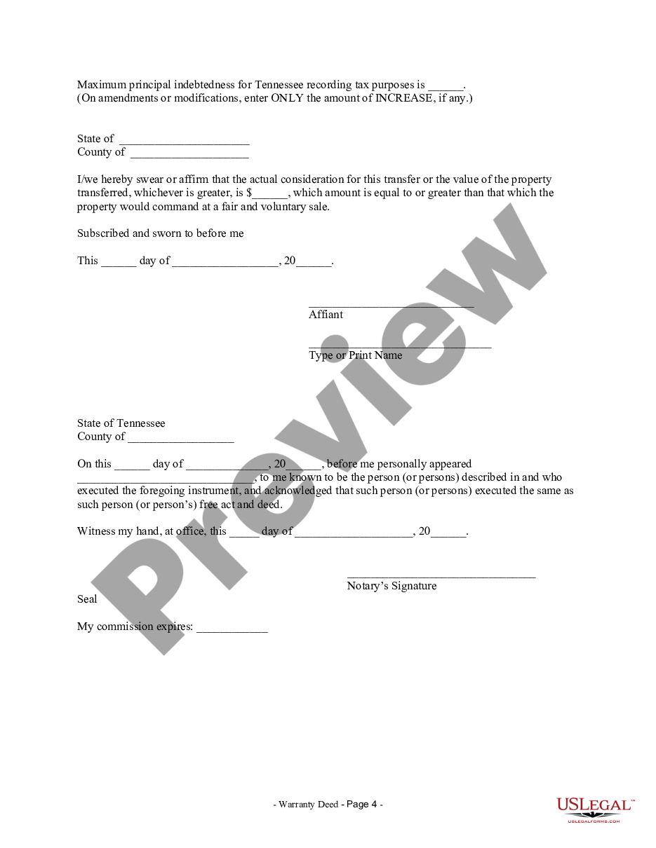 page 3 Warranty Deed from two Individuals to LLC preview