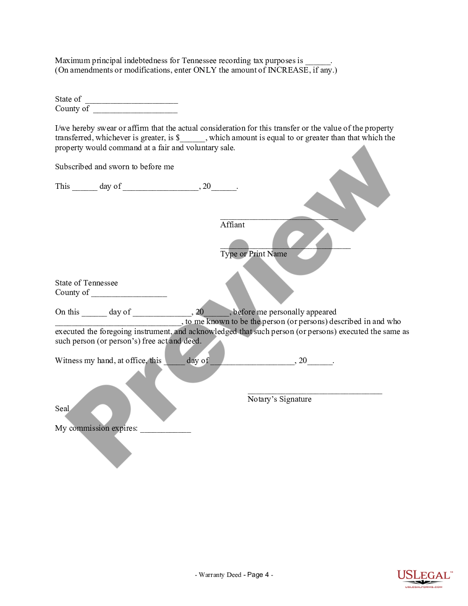 page 3 Warranty Deed from two Individuals to Corporation preview