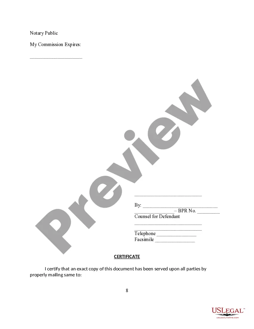 Preview Interrogatories from Defendant