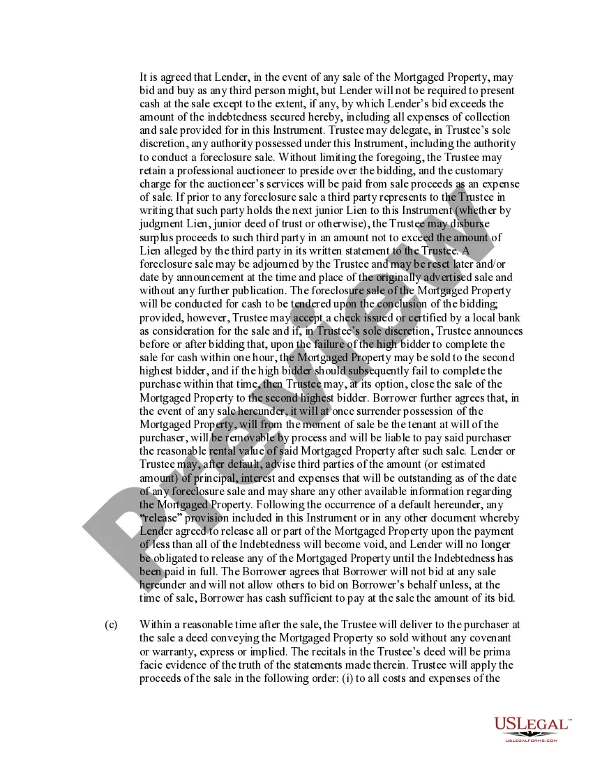 Preview Multi-Family Deed of Trust, Absolute Assignment of Leases and Rents and Security Agreement