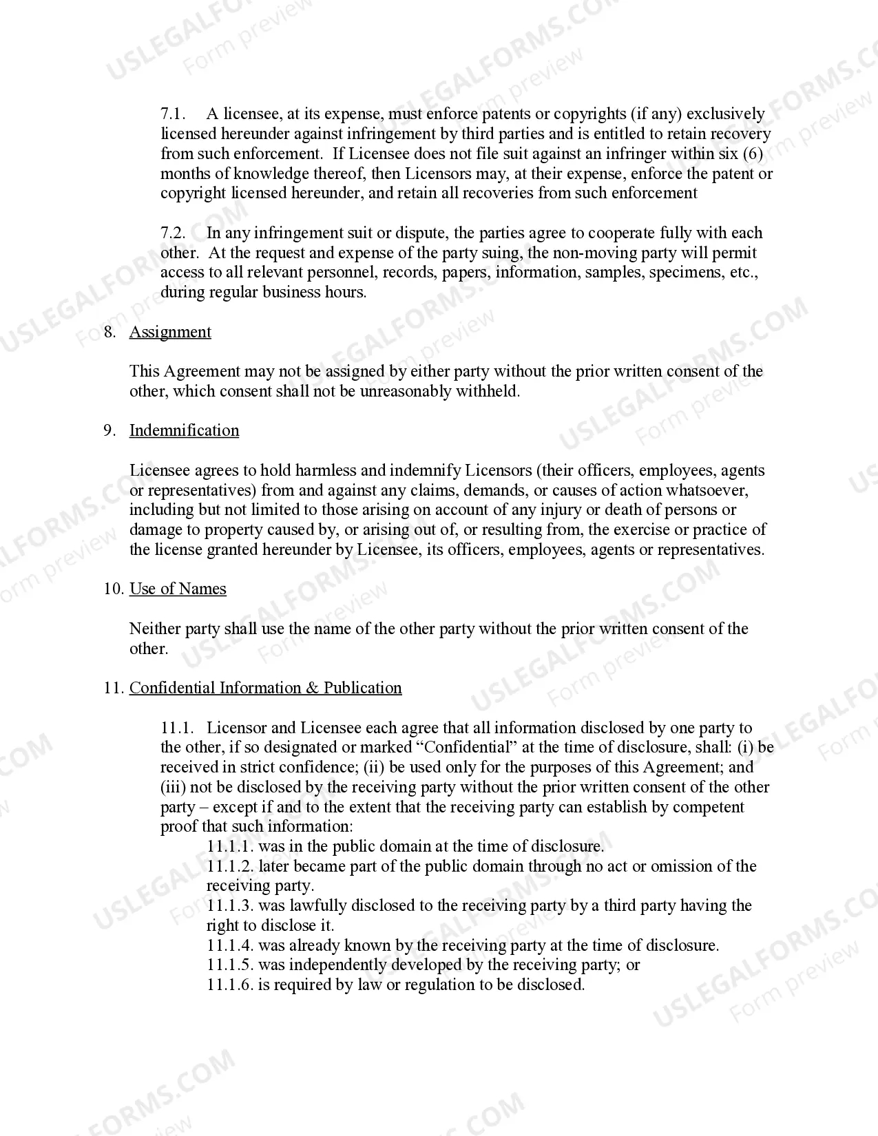 Preview License Agreement