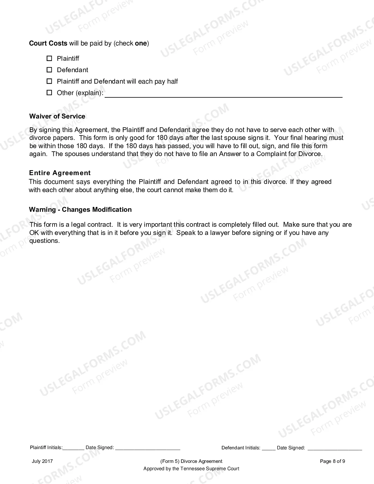 Preview Property Settlement and Marital Dissolution Agreement with Adult Children