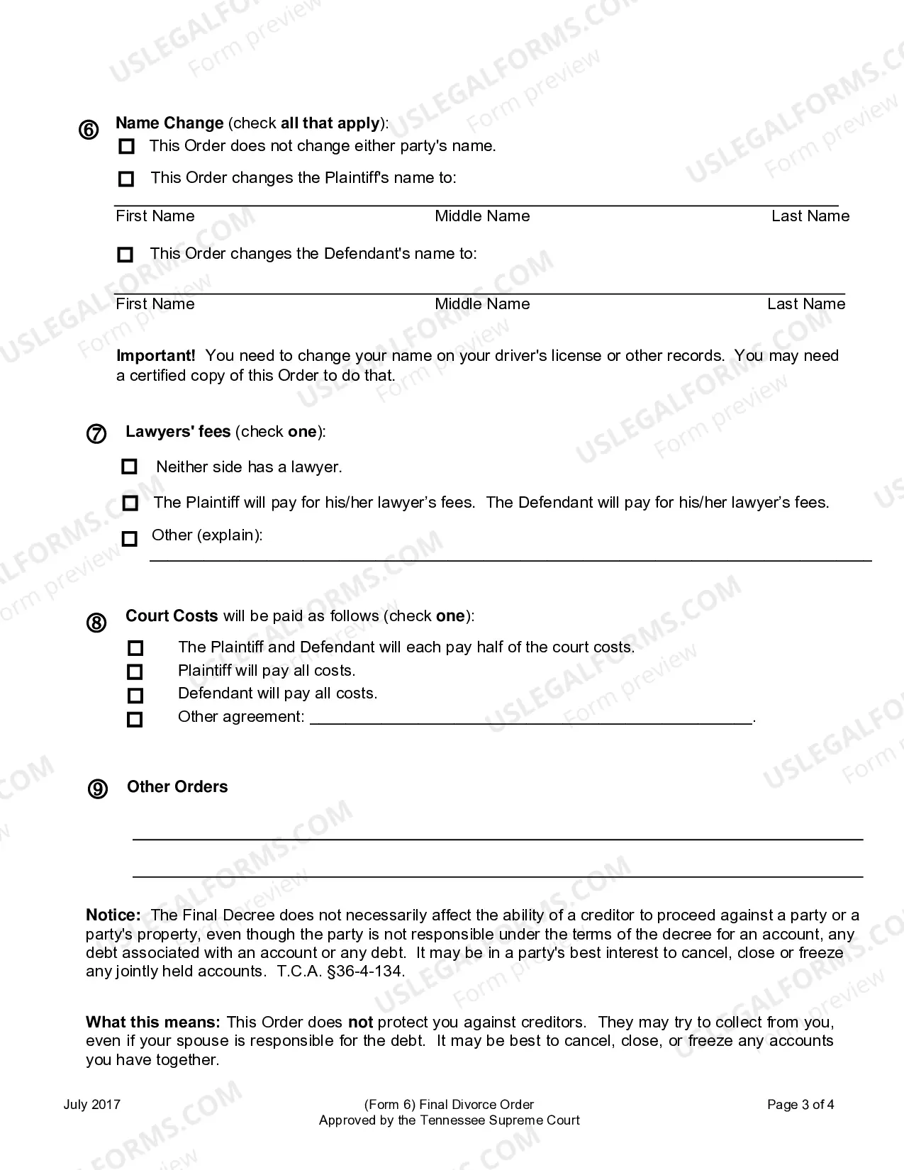 Preview Final Decree of Divorce for People with Adult Children