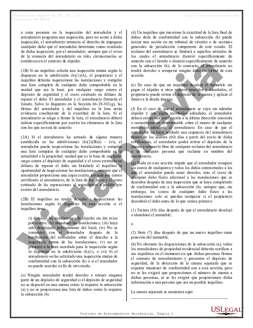 Preview Contrato de arrendamiento de alquiler residencial