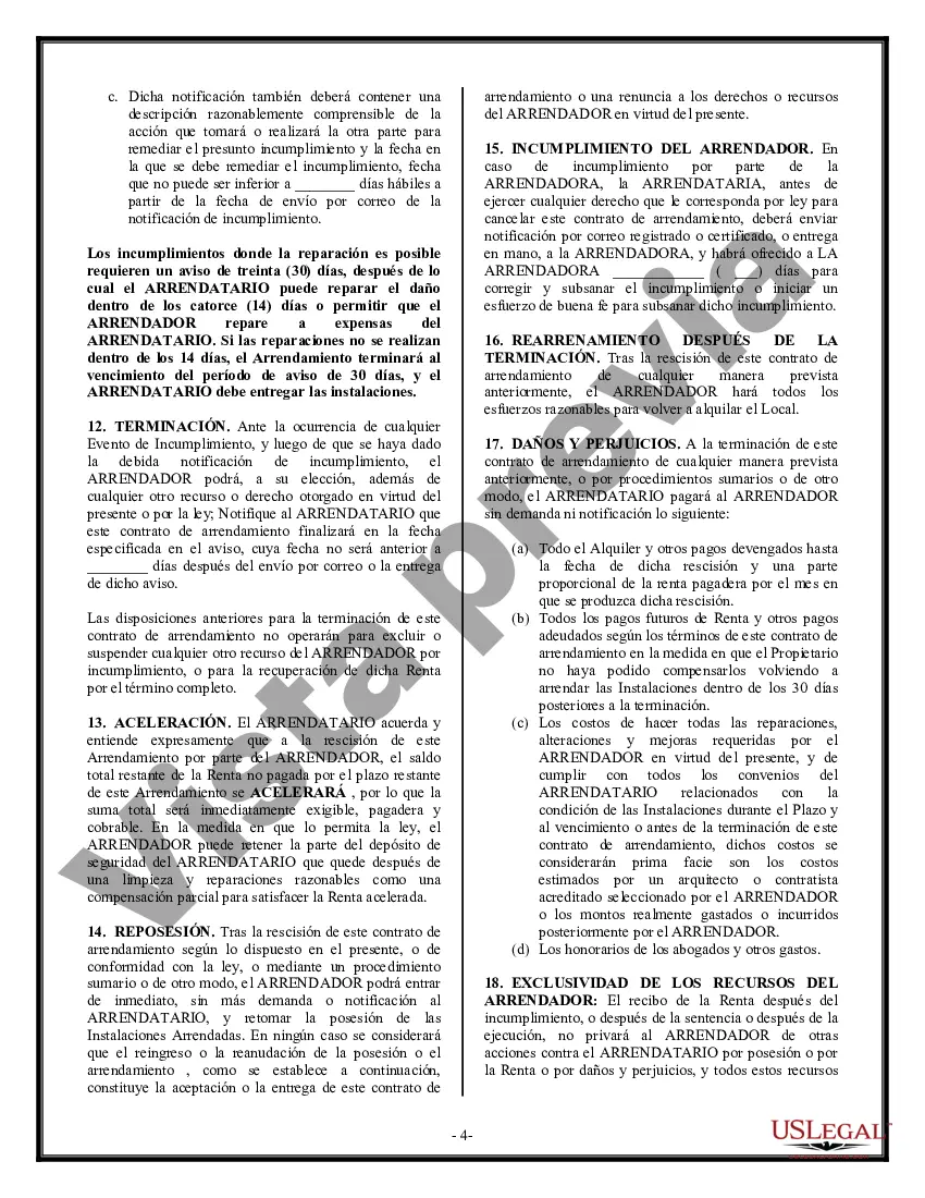 Preview Arrendamiento de edificio o espacio comercial