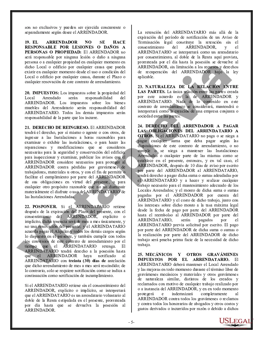 Preview Arrendamiento de edificio o espacio comercial