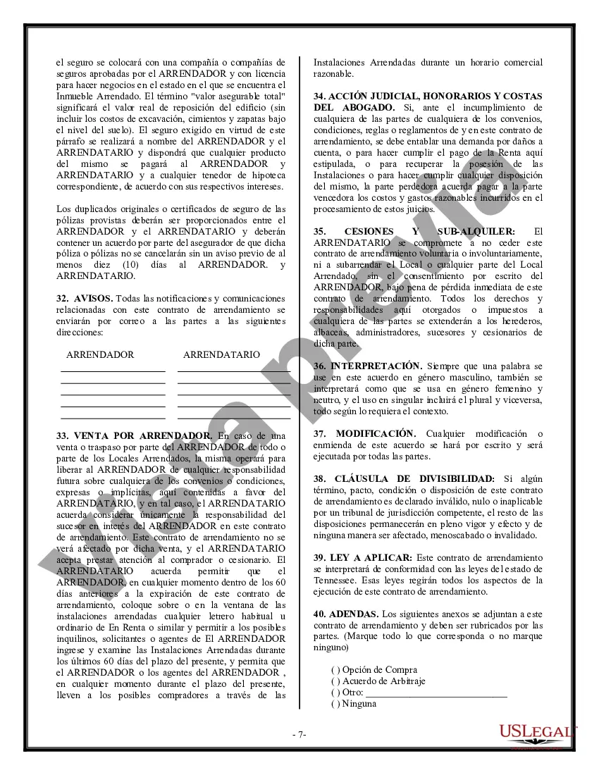Preview Arrendamiento de edificio o espacio comercial
