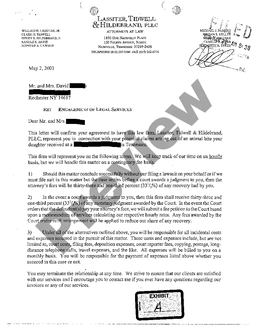 Preview A05 Affidavit of Plaintiff's Attorney regarding fees