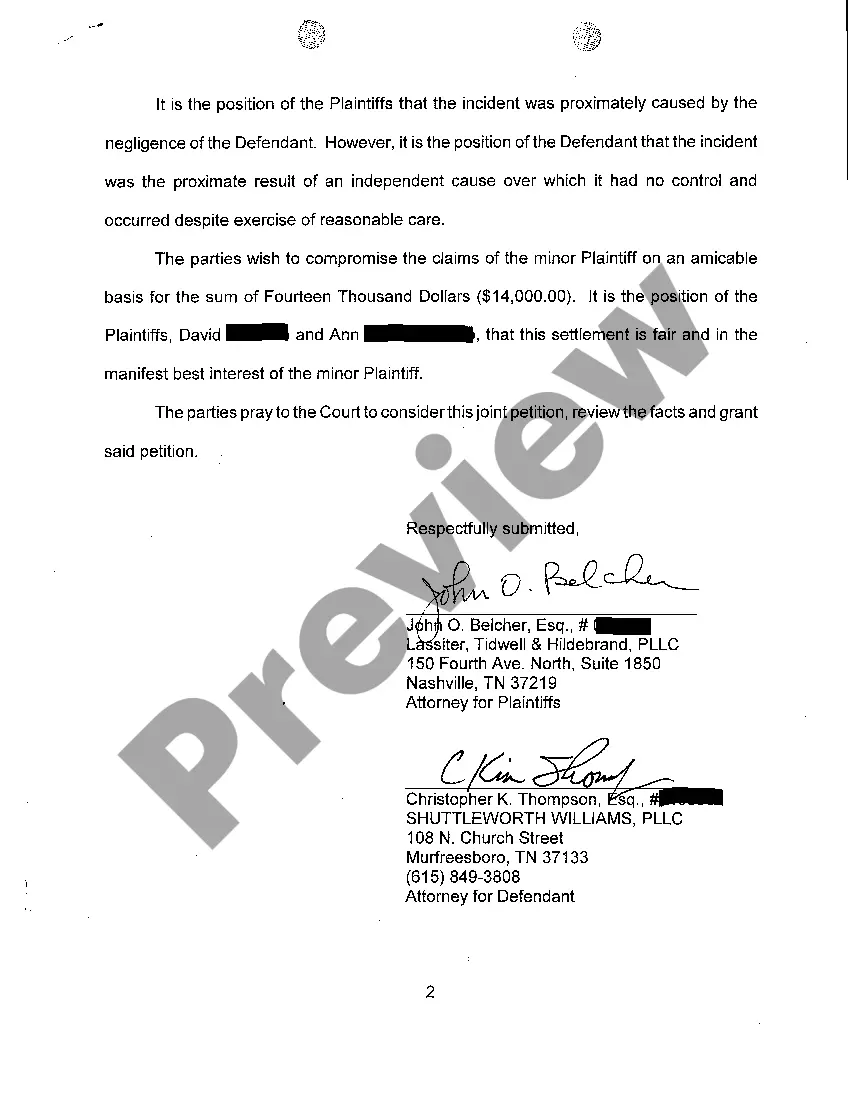 Get A01 Joint Complaint regarding injury to minor child from rodent bite Preview A01 Joint Complaint regarding injury to minor child from rodent bite