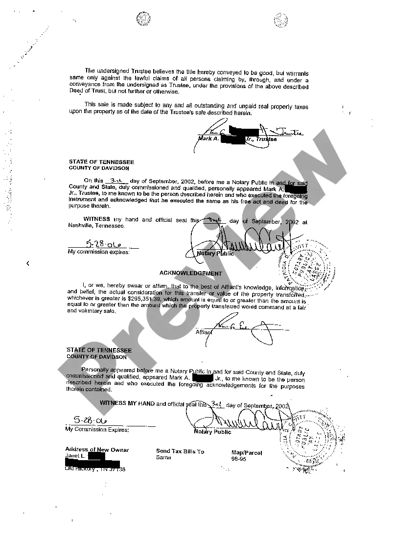 Preview A03 Trustees Deed