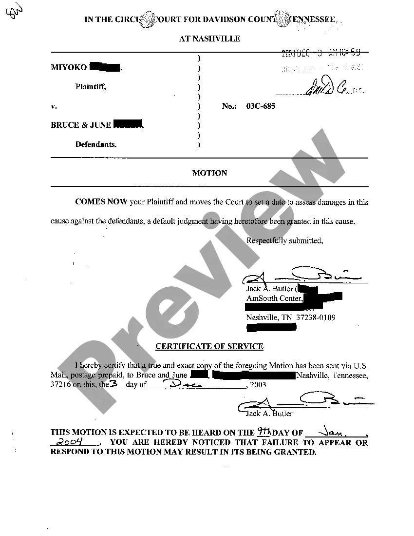 Preview A02 Motion For Default