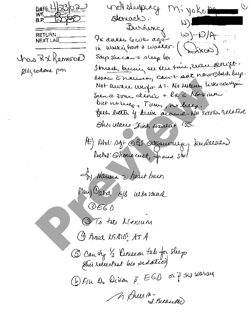 Preview A04 Examination Notes of Treating Physician