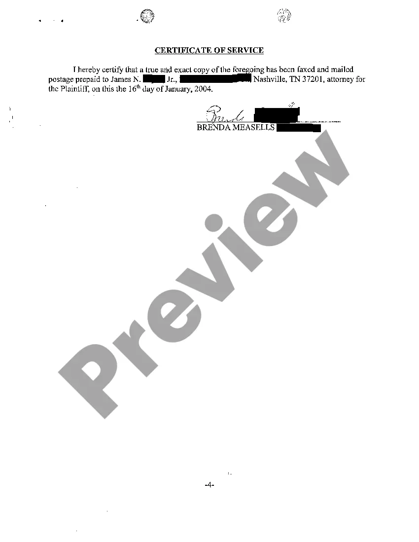 Preview A04 Answer of Defendants to Complaint for Medical Malpractice