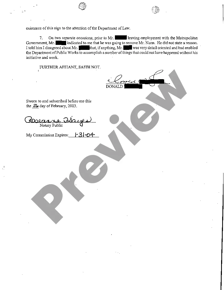 Preview A05 Affidavit