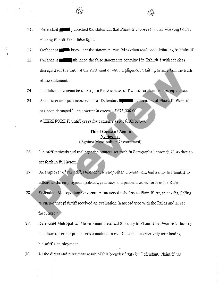 Get A01 Complaint Preview A01 Complaint