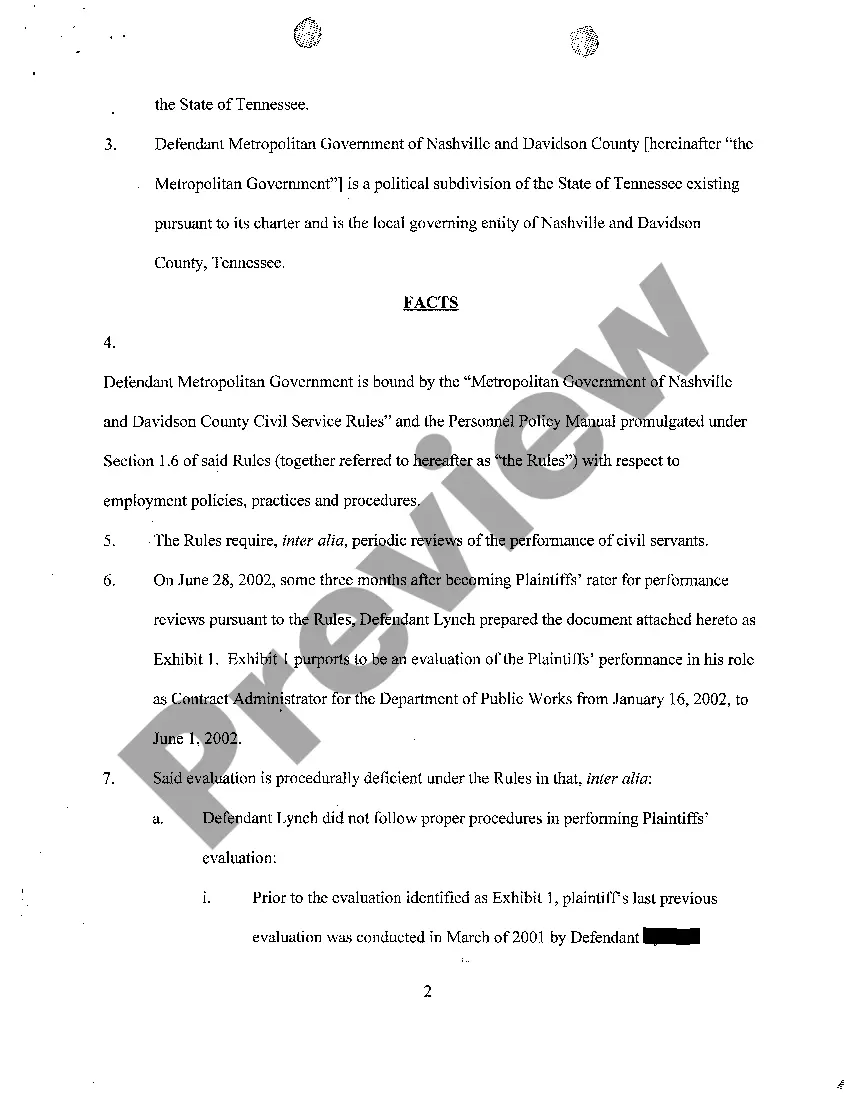 Get A01 Complaint Preview A01 Complaint