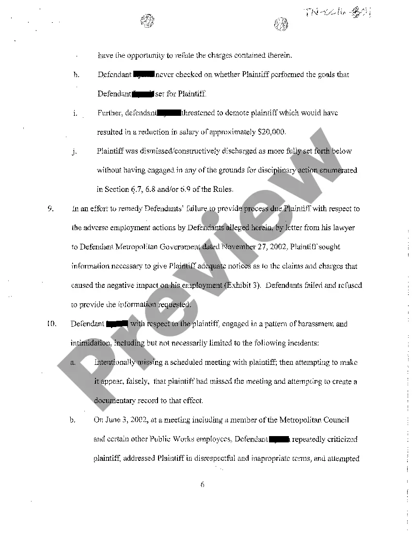 Get A01 Complaint Preview A01 Complaint