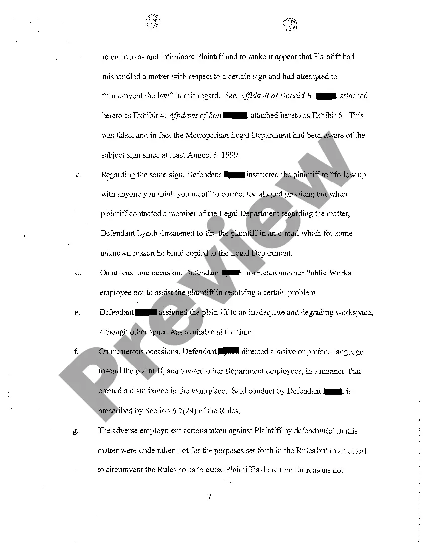 Get A01 Complaint Preview A01 Complaint
