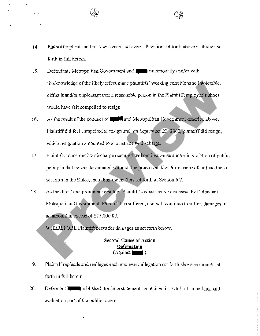 Get A01 Complaint Preview A01 Complaint