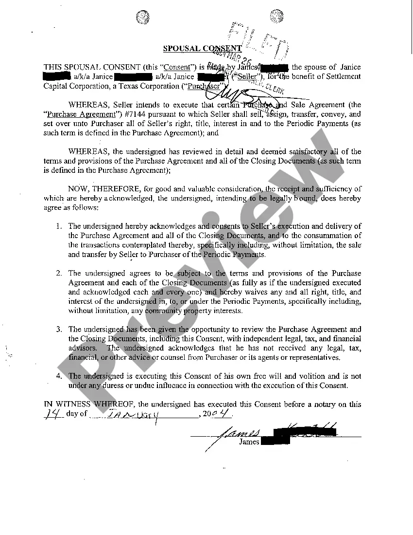 Preview A06 Affidavit of Mother regarding settlement rights