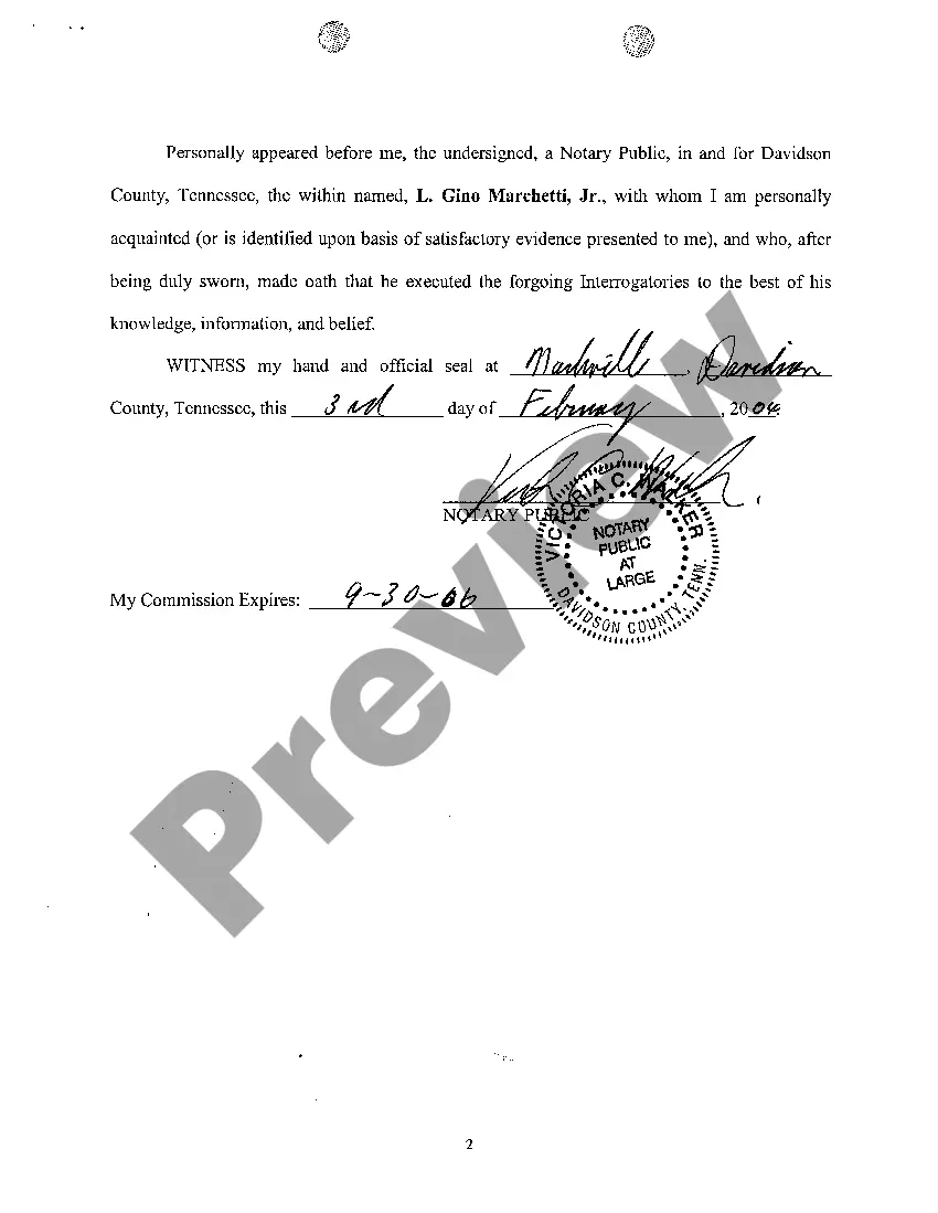 Preview A04 Affidavit of Plaintiff's Attorney